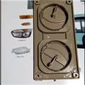 bus wind outlet double vent 195*96 light yellow stock available China wholesaler Air Conditioning Systems