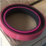 cable packing belt salt film Packing machine timing belt L type with red or green color rubber coated 270L