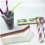 Dongrong Eco Friendly Collapsible Silicone Drinking Biodegradable Reusable Straw