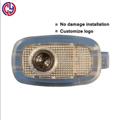3D car logo LED ghost laser light for Mercedes-Benz S