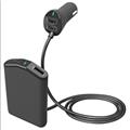 Factory Price private mold other mobile phone accessories 9.6A car charger with 1.8M micro usb
