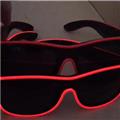 Hot sale neon USB rechargeable EL wire led glasses party decoration light up sunglasses