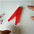 plastic alligator clip with stainless steel jaw