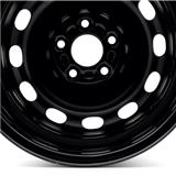 Wheelsky 55420115 Inch 15X5.5 PCD 4X100 Passenger Car Black Wheel Steel Rims