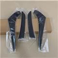 For Mitsubishi Outlander 2016 2017 ABS Carbon Fiber Style Taillight Streamer Trim Rear Tail Lamp Light Bezel Cover