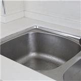 Dongrong manufacture  Roll Up Dish Drying Rack Over Kitchen Sink Silicone Mat Dish Drying Rack Stainless Steel Dishes Drainer