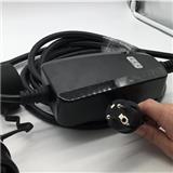 Factory supply black cable LEVEL2 LCD Display home charging connector with IEC 62196-2 female type2 plug