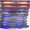 Auto Car Accessories Auto Lighting System Stainless Steel Moving LED Door Scuff Plate Step Light Door Sill for Hiace