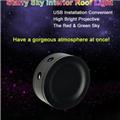 Wireless control auto colorful Starry Sky Interior Roof Lights USB armrest box star lamp Decoration Atmosphere Night Lights