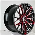 17" 18 19 inch 5x114.3 red and black two colors alloy car sport wheel rims