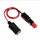 Hot Sale Male Car Van Cigarette Lighter Socket Plug Cable Adaptor Red Head 24V 12V Accessories Manufacture