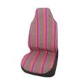 2pc Universal Striped Colorful Front Seat Cover for Car, SUV and Truck