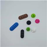 Desk wire organizer plastic round cable holder protector management cable multifunctional silicone fixing clip