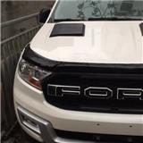 Hood Scoop For Ranger PX1 2012 ABS Black  Bonnet Scoop Cover Ranger T6 2014 Scoop Auto Accessories