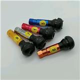 Aluminium Tire Valve Stem Colorful  Coated TR414C Car Tire Valve With Sleeve Covers