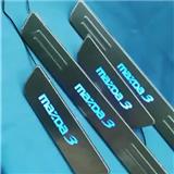 factory OEM door threhold guard for mazda3 led door sill scuff plate