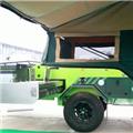 4X4 with kitchen big bed rear folding travel camping atv trailer