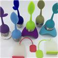 High quality Eco-friendly Washable Stainless Steel Tea Strainer Tea Infuser In Silicone
