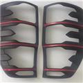 ABS Black tail Light Trim Cover Protector For Holden Colorado 2017 Back Lamp Cover Guard S10 Colorado 2018 Rear Lamp Cover