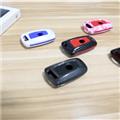 wholesale 3/4 buttons plastic silicon protective chain Ring shell case holder car key cover