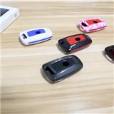 wholesale 3/4 buttons plastic silicon protective chain Ring shell case holder car key cover