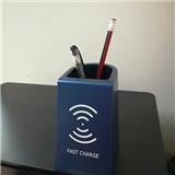 NEW Desktop Wireless Charger Pen Holder 2019 clock with wireless charger for iphone