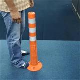 Economic pu warning post with reflector