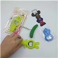 Dongrong silicone wholesale rubber silicone metal round custom pvc cheap bottle opener