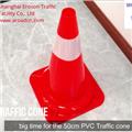 China supplier unbreakable reflective road divider PVC traffic cone