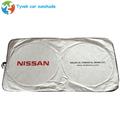 Hot custom white tyvek car sunshade white car window sunshade