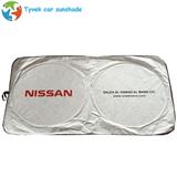 Hot custom white tyvek car sunshade white car window sunshade