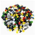 Car Rivets White Bonnet Prop Rod Clips Support Clamp Holder Panel Fender Bumper clips