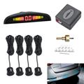 Parktronic Parking Sensor 4 Sensor Reversing Radar Detector LED Digital Car Parking Assistance Alarm