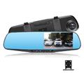 Car Camera 4.3" Full HD 1080P Car DVR Video Recorder Dash Cam 170 Degree Wide Angle Motion Detection Night Vision G-Sensor