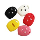 Silicone car key cover for Ford Fiesta C-Max KA GALAXY 3 buttons smart key protect case custom
