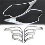 Triton kit chrome head light cover and tail light cover for L200 2016