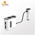 2019 phone accessories mobile 2 car cigarette lighter dual port 7.5W/18W 2.4A charger adapter with USB-C CABLE
