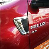 YCSUNZ ABS Chrome Accessories Decorative Trim Arch Hood For Hilux Revo Rocco 2016 2017 2018 2019 Side Vent Cover Trim