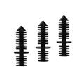A147 auto plastic fastener bonnet clip screws for car body