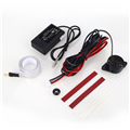 Wholesale U301 Black Auto Car Parking Sensor Car Detector Reversing Reverse Backup Radar With Buzzer Alarm No Drill No Hole