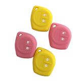 Silicone replacement car key cover case for SUZUKI SX4 SWIFT LIANA VITARA JIMNY ALTO IGNIS ESTEEM 2 buttons remote key shell