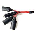 MX 3-Way Splitter 12V Car Cigarette Lighter Plug Socket Adapter