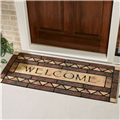 Luxury Double Door Extra Big Long Wide Large Recycled Rubber Crumb Outdoor Flocked Floor Door Mats