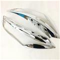 For Nissan Kicks 2017 ABS Chrome Front Head Light Lamp Frame Decoration Cover Trim Car Styling Auto Accessories