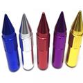 Twisted Spike Wheel Lug Nuts , Conical Seat Lug Nuts With 1 Socket Key