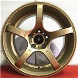New design  with color black & bronze size 17 inch 5 hole alloy wheel