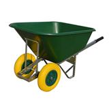 65L 75L 90L 100L 110L 140L 160L 180L 200L poly or metal tray double wheels wheelbarrow