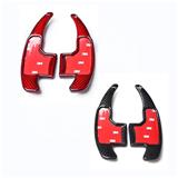 Steering Wheel Shift Paddles High Quality Real Carbon Fiber  Interior Decoration Car Styling For Ford Mustang 2015-2018