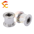 1350#CNC Parts Aluminum Alloy 2GT/2M 20teeth Perlin passive idler pulley wheel  bore 5mm(with bearing) belt width 10mm Pulley