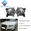 gzyzx Fog Lights Lamp Lens Replacement for Audi A4 S4 A6 S6 Q3 A5 S5 Volkswagen Passat CC 8T0941699E 8T0941700E